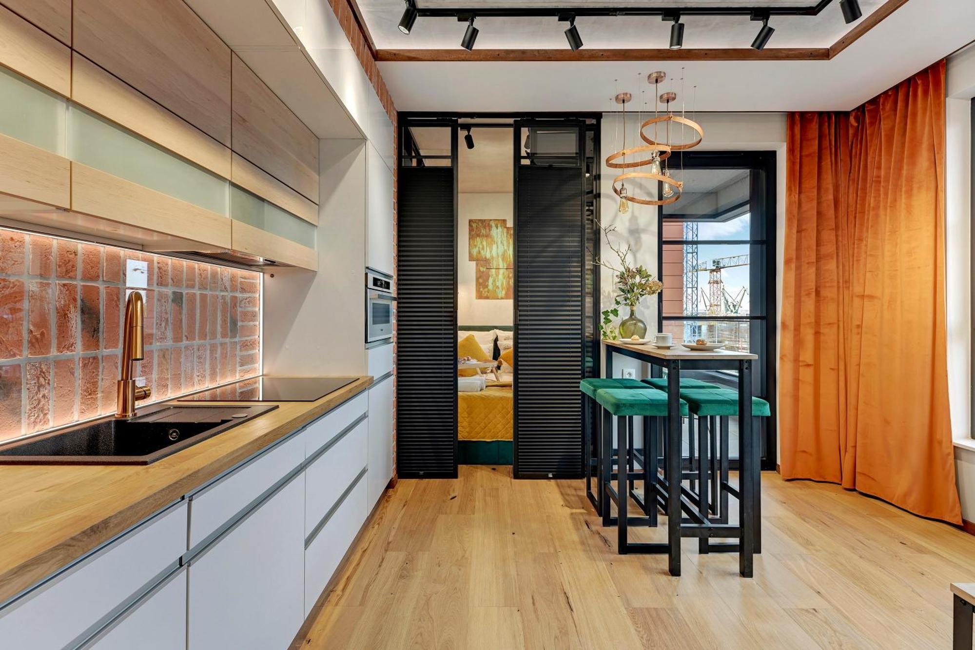 Doki Living & Foodhall By Downtown Apartments Гданск Стая снимка